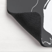 Cute Mpy Frog Japanese Ink - Traditional Art Humor Mousepad (Ecke)