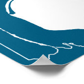 Cute Mpy Frog Japanese Ink - Traditional Art Humor Poster (Ecke)