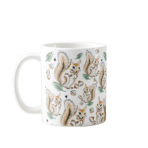 Cute mug with, liebenswerter Pattern-Squirrels