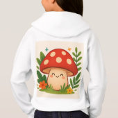 Cute Mushroom Hoodie for Kids (Rückseite)