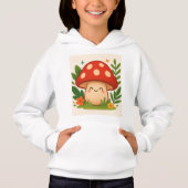 Cute Mushroom Hoodie for Kids (Vorderseite)