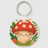 Cute Mushroom Keychain Schlüsselanhänger (Rückseite)