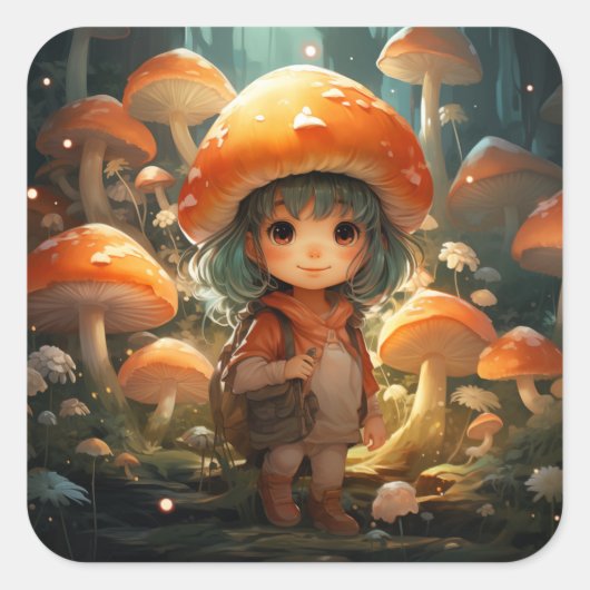 Cute mushrooms sticker (Vorderseite)
