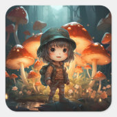 Cute mushrooms sticker (Vorderseite)