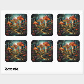 Cute mushrooms sticker (Blatt)