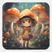 Cute mushrooms sticker (Vorderseite)
