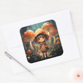 Cute mushrooms sticker
