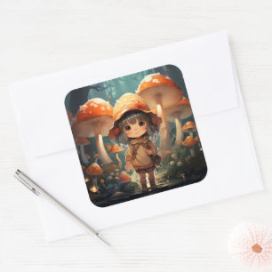 Cute mushrooms sticker