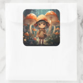 Cute mushrooms sticker (Tasche)