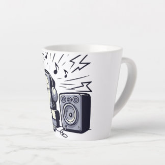 Cute Music Lover – Fun Cartoon Coffee Mug 01 Milchtasse