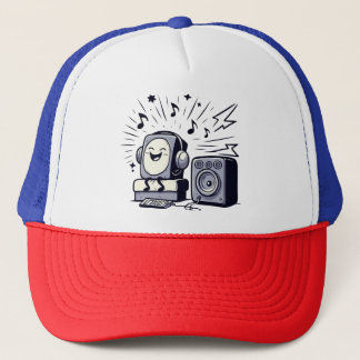 Cute Music Lover – Fun Cartoon Music Cap 01 Truckerkappe
