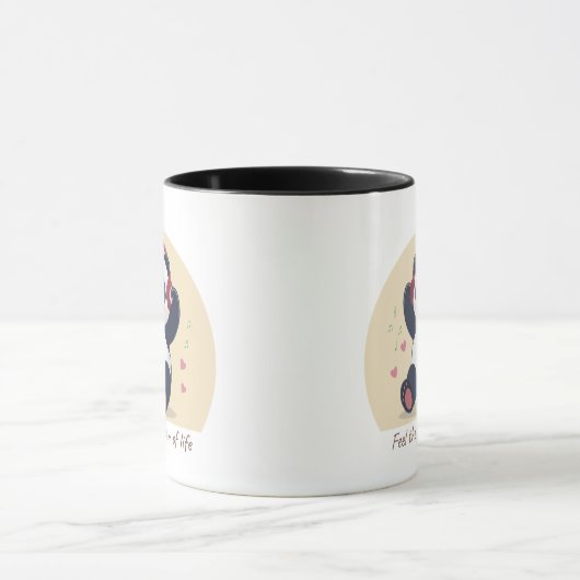 Cute Music Panda Tasse (Zentrum)