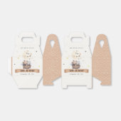 Cute Muted Teddy Hot Air Balloon Kids Birthday Geschenkschachtel (Ungefaltet)