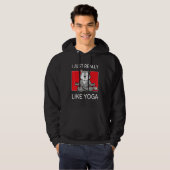 Cute Namaste Wolf I Just Really Like Yoga Pilates Hoodie (Vorne ganz)
