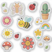 Cute Nature Stickers Aufkleber (Vorderseite)