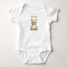 Cute Neutral Bear Newborn Baby Bodysuit