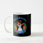 Cute Nicaragua Girl Dabbing Traditional Dress With Kaffeetasse (Links)