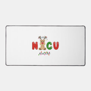 Cute NICU Krankenschwester Weihnachtsdesign Schreibtischunterlage