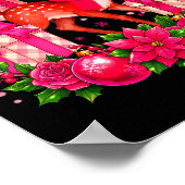 Cute Nk Reindeer Snowflake Pajamas Pjs Christmas X Poster (Ecke)