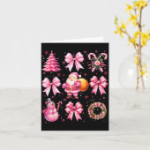 Cute Nk Santa Coquette Snowman Christmas Xmas Wome Karte (Gelbe Blume)