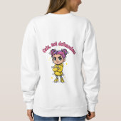 Cute, Not Defenseless Women's Hoodie (Rückseite)