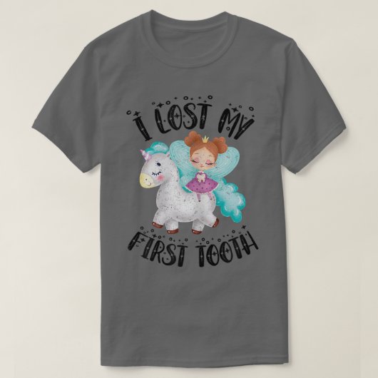 Cute Novelty I Lost My First Baby Tooth Out Fairy T-Shirt (Design vorne)