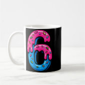 Cute Number 6 Ice Cream Drip 67 Meme Costume Coupl Kaffeetasse (Links)