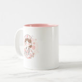 Cute Nurse Mug Personalized Gift Zweifarbige Tasse (Vorderseite Links)