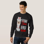 Cute Nurse Paramedic EMT Alpaca Your Wound Trauma  Sweatshirt (Vorne ganz)