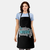 Cute Nurse RN LVN Nursing School Medical Schürze (Getragen)