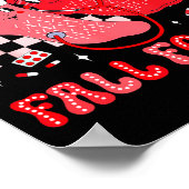 Cute Nurse Valentine Non Slip Socks Please Don't F Poster (Ecke)