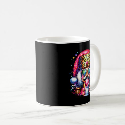 Cute Nutcracker Blowing Bubble Gum Nk Christmas Pa Kaffeetasse (VorderseiteRechts)