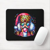 Cute Nutcracker Blowing Bubble Gum Nk Christmas Pa Mousepad (Mit Mouse)