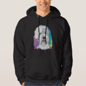 Cute Old English Sheepdog Dog on Bobtail  2 Hoodie (Vorderseite)