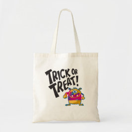 Cute One-Eyed Monster Halloween Tote Bag Tragetasche