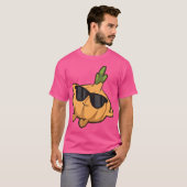 Cute Onion Fruit Relaxing Lazy Onion T-Shirt (Vorne ganz)