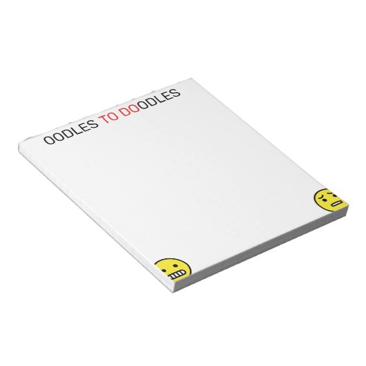 Cute Oodles To Do Notizblock (angewinkelt)