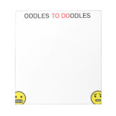 Cute Oodles To Do Notizblock (Vorderseite)