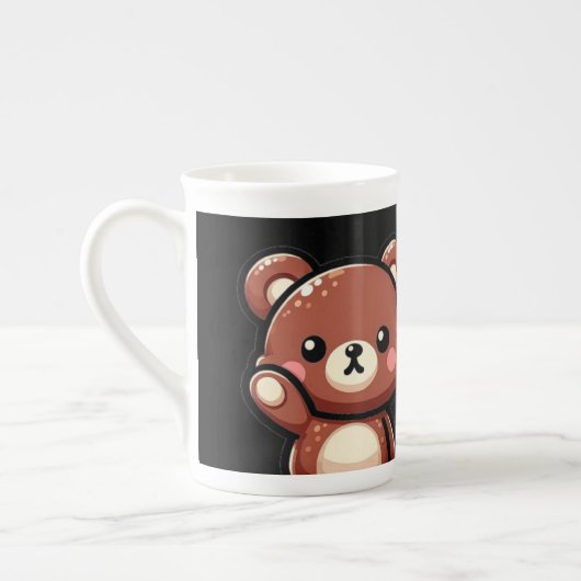 Cute Oops Teddy Bear Specialty Mug with Heart Porzellantasse (Links)