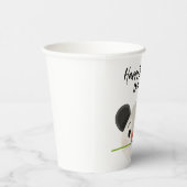 Cute Opossum Birthday Pappbecher (Rechts)