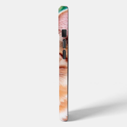 Cute Orange Cat Case-Mate iPhone Hülle (Rückseite / Links)