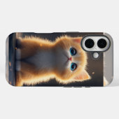 Cute Orange Cat Case-Mate iPhone Hülle (Rückseite (Horizontal))