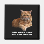 Cute Orange Cat Magnet (Vorne)