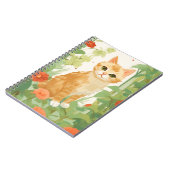 Cute Orange Cat Notizblock (Linke Seite)