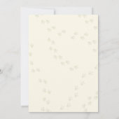 Cute Orange Dinosaur T-Rex Birthday Invite Einladung (Rückseite)