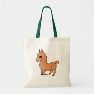 Cute Orange Llama Tragetasche
