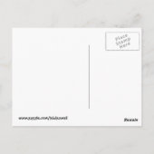 Cute Orange sSlice Postcard Postkarte (Rückseite)