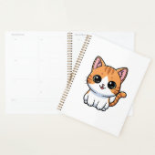 Cute Orange Tabby Kitten Character Planer (Anzeige)