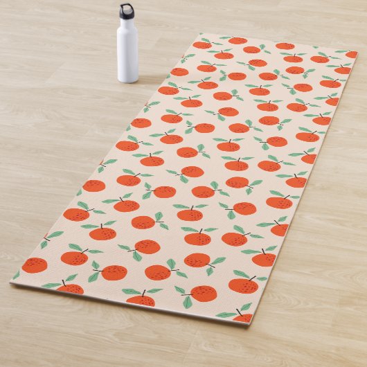 Cute oranges sweet fruit pattern yogamatte (Beispiel)