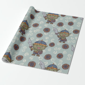 Cute Orc Boy Wrapping Paper Geschenkpapier
